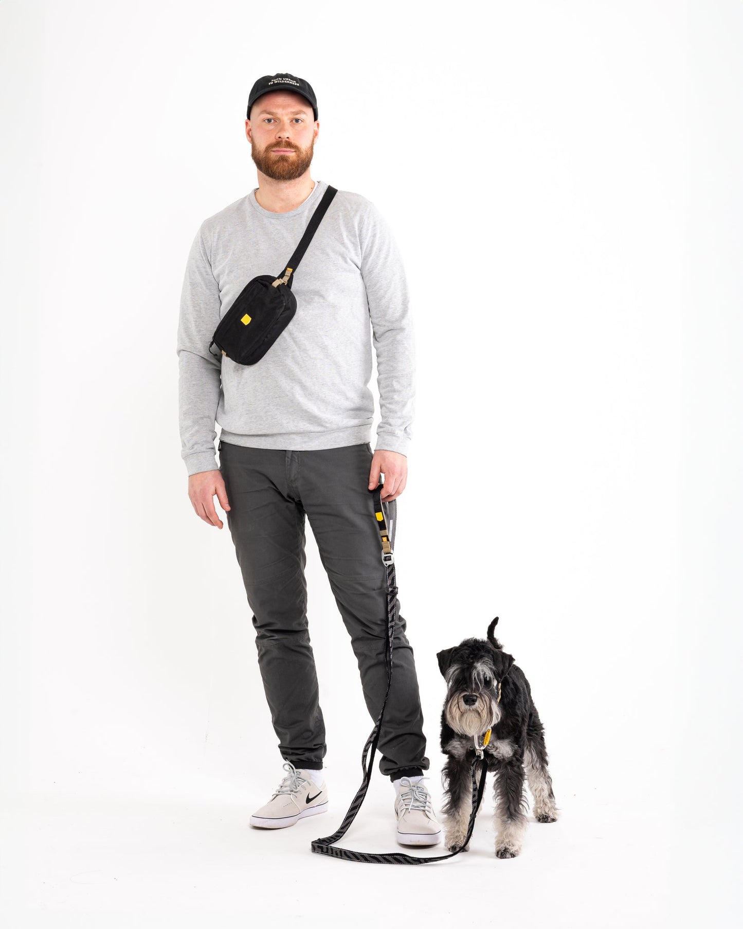 Roam Adjustable Leash Black Ripple