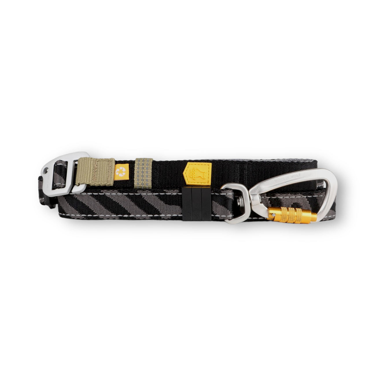 Roam Adjustable Leash Black Ripple