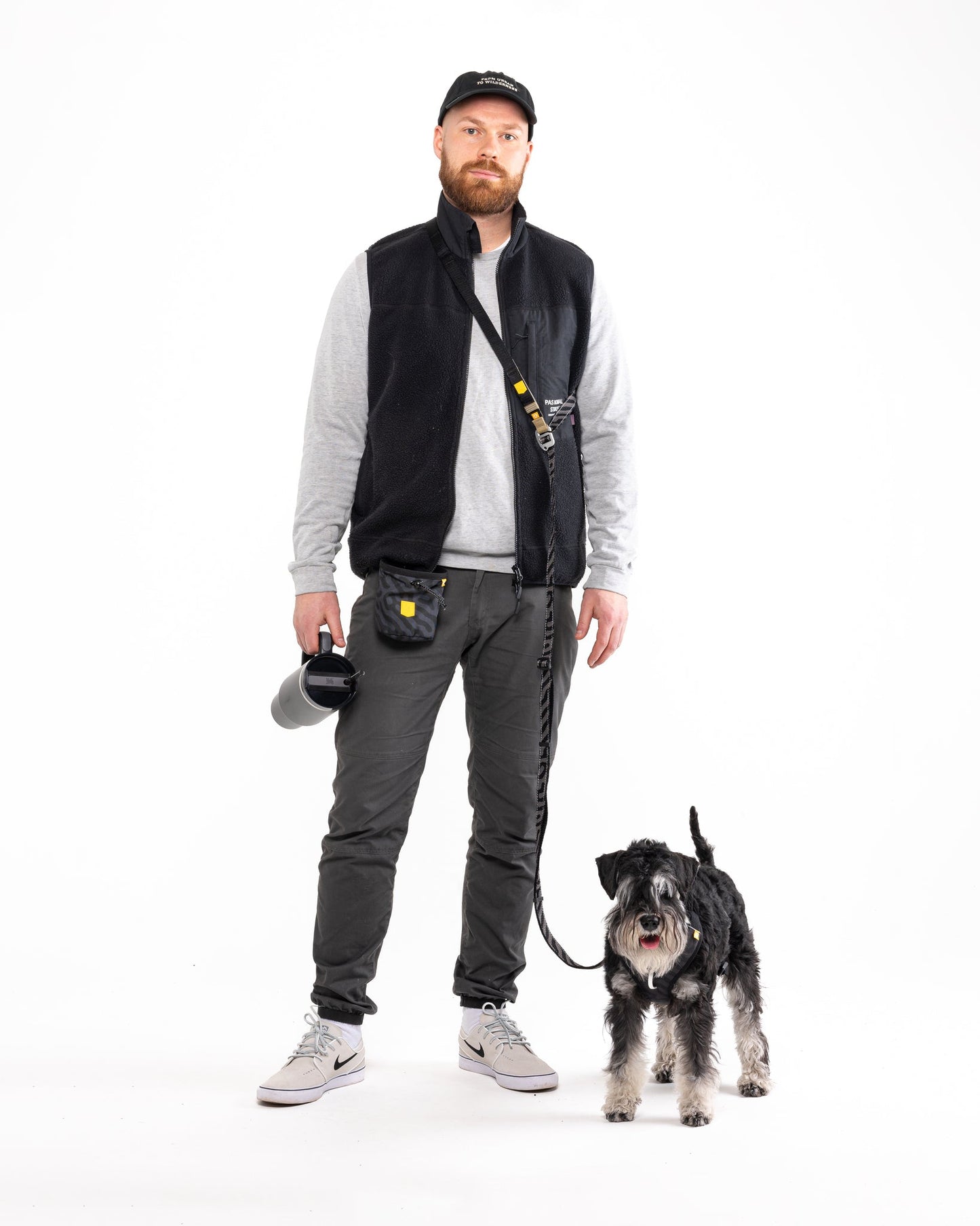 Roam Adjustable Leash Black Ripple