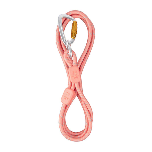 Rope Leash Thin Salmon Pink