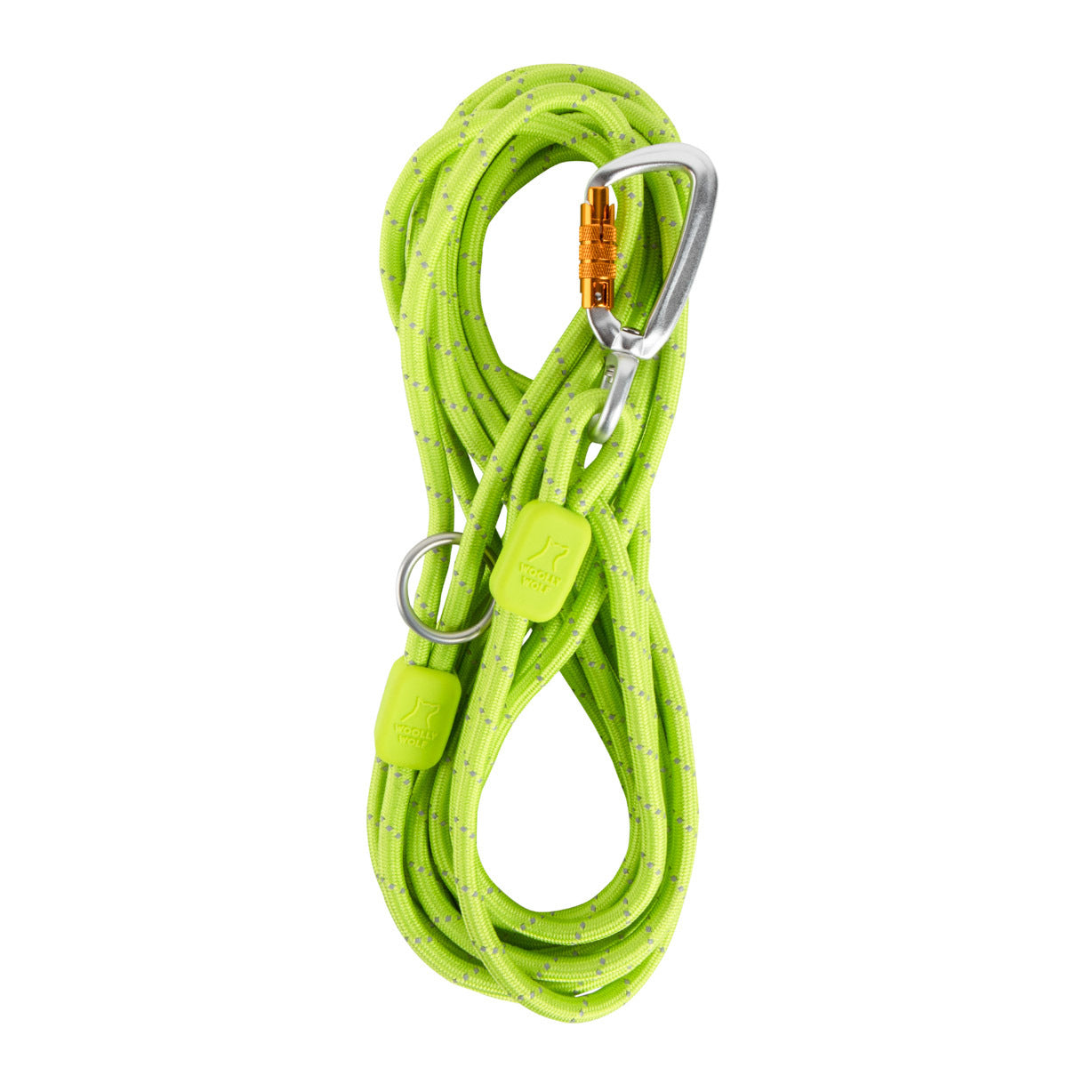 Long Rope Leash Lime
