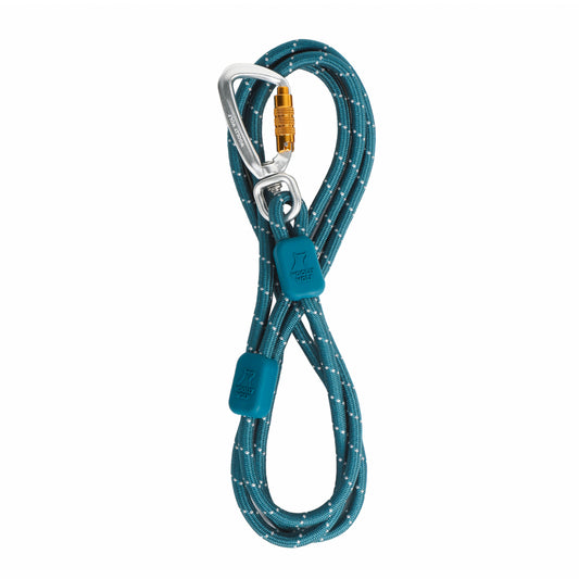 Rope Leash Thin Deep Teal