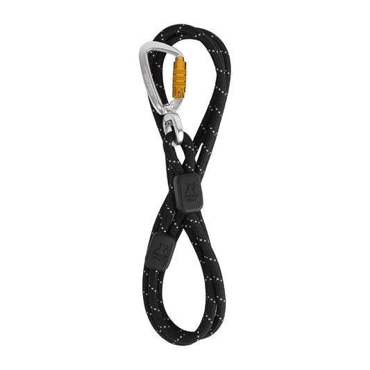 Rope Leash Thin Black