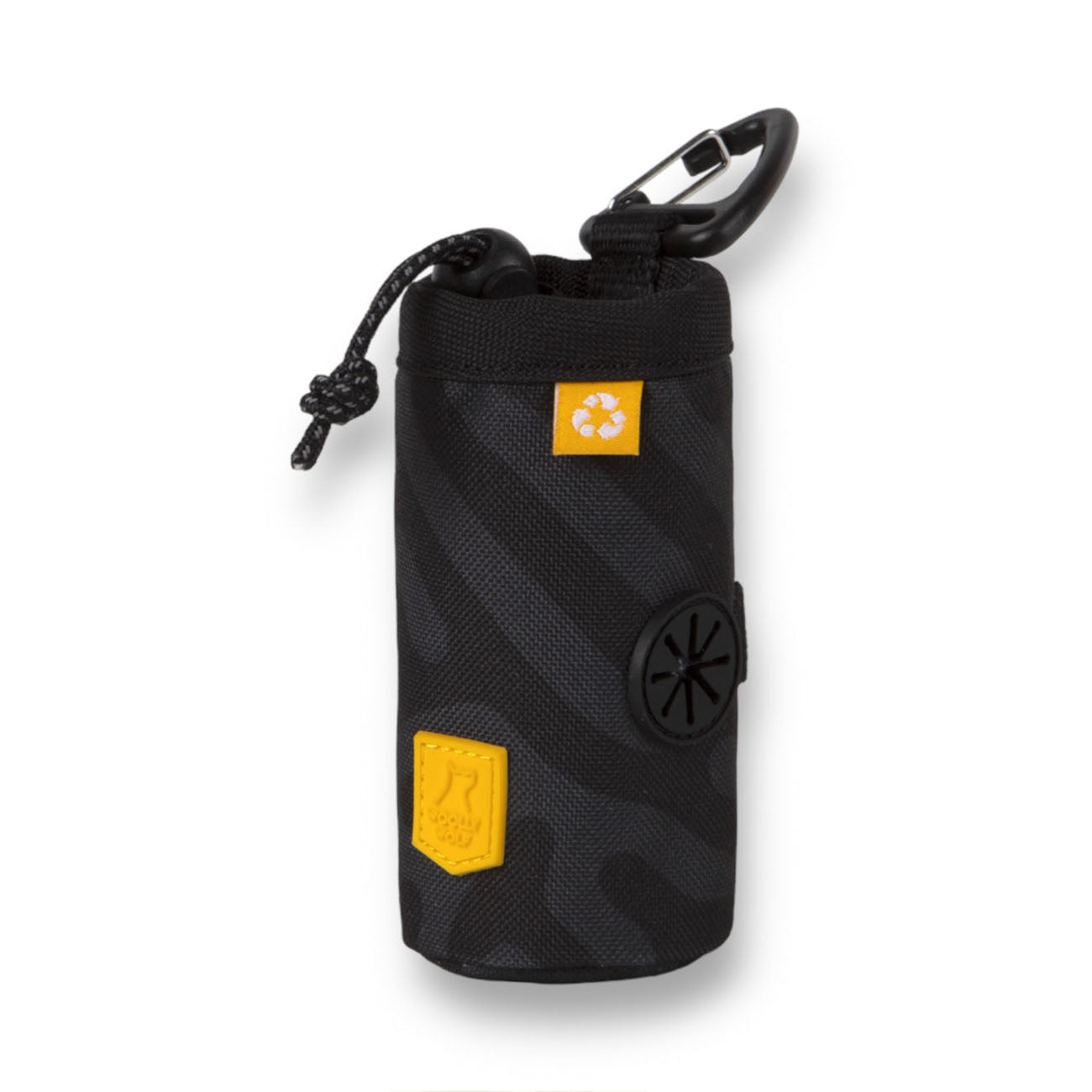 Roam Poop Bag Holder Black Ripple